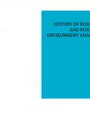 History of Business