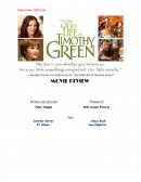 Movie Review - the Odd Life of Timothy Green