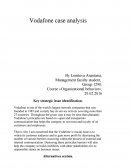 Vodaphone Case Analysis