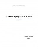 Case Analysis of Alarm Ringing: Nokia in 2010