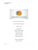The Jamaica Broilers Group Corporate Finance