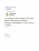 An Analysis of the Impact of Social Media Marketing on Brand Presence and Image:a Case of Oreo Cookies