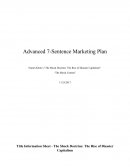 7 Sentence Marketing Plan - the Shock Doctrine