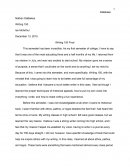 Writing 150 - Semester Reflection Essay