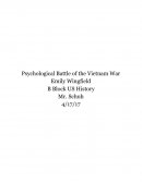 The Psychological Effects of the Vietnam War