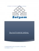 The Satyam Scandal