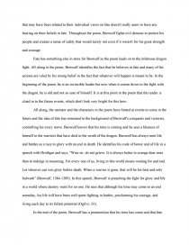 Реферат: Fate In Beowulf Essay Research Paper Fate