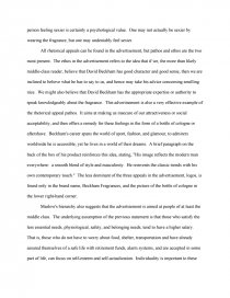 Реферат: Advertising Analysis Essay Research Paper My advertisement