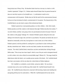 Реферат: Catcher In The Rye Essay Research Paper